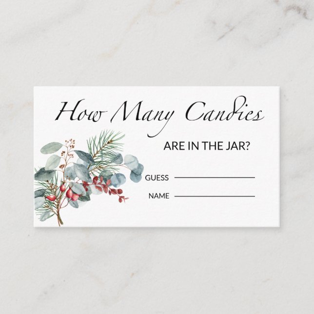 Tarjeta De Recepción Baby Shower Adivinan Cuántos Canales (Anverso)