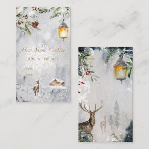 Tarjeta De Recepción Baby Shower Adivinan Cuántos Canales