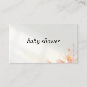 Tarjeta De Recepción Baby Shower – Celebración de un Pequeño Milagro
