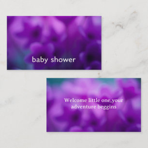 Tarjeta De Recepción Baby Shower – Celebración de un Pequeño Milagro