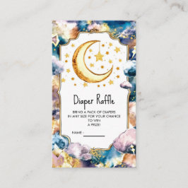 Tarjeta De Recepción Baby Shower Celestial Simple Heavenly Star