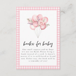 Tarjeta De Recepción Baby Shower Chica de acuarela de Goose