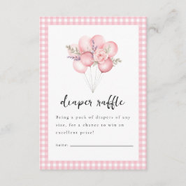 Tarjeta De Recepción Baby Shower Chica de acuarela de Goose