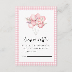 Tarjeta De Recepción Baby Shower Chica de acuarela de Goose