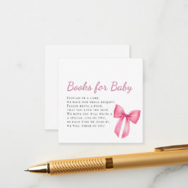 Tarjeta De Recepción Baby Shower Chica de plegado rosado