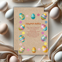 Baby Shower Craft Colorful Floral Easter Eggs
