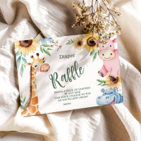 Baby Shower Cute Safari Animal Greeneration