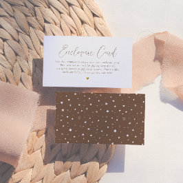 Tarjeta De Recepción Baby Shower de caligrafía Minimalista del corazón 