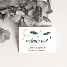 Tarjeta De Recepción Baby Shower de Halloween