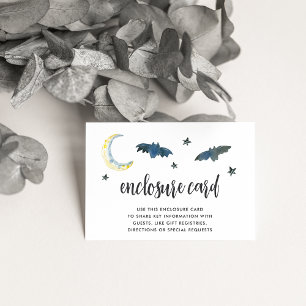 Tarjeta De Recepción Baby Shower de Halloween