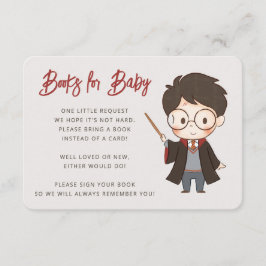 Tarjeta De Recepción Baby Shower de Harry Potter simple