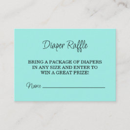 Tarjeta De Recepción Baby Shower de la compañía y bebé verde azulados