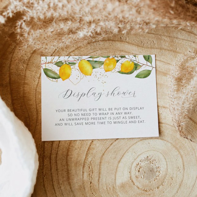 Tarjeta De Recepción Baby Shower de la ducha de visualización de verano (Subido por el creador)