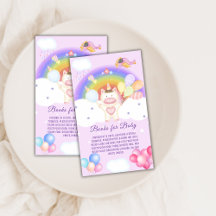Baby Shower de libros de arcoiris de Pastel Balloo