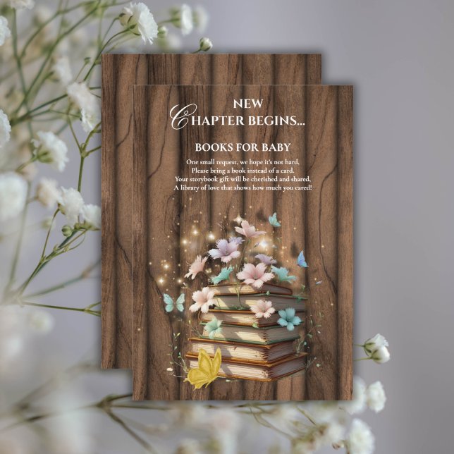 Tarjeta De Recepción Baby Shower de libros de cuentos rusos mágicos (Subido por el creador)