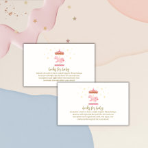 Baby Shower de los libros de carnaval Gold Elegant