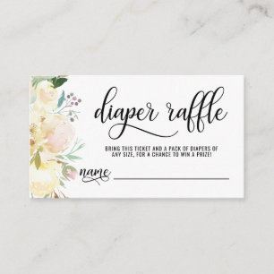 Tarjeta De Recepción BABY SHOWER de marfil rosado de marfil de aguijón