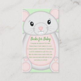 Tarjeta De Recepción Baby Shower de mouse