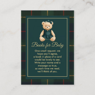 Tarjeta De Recepción Baby Shower de Oso de Peluche de Lujo Chic