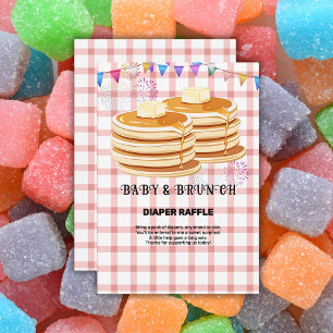 Tarjeta De Recepción Baby Shower de Souffle de Baby & Brunch