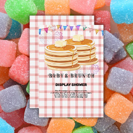 Tarjeta De Recepción Baby Shower de Souffle de Baby & Brunch