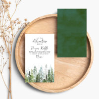 Baby Shower del bosque de pinos acuáticos