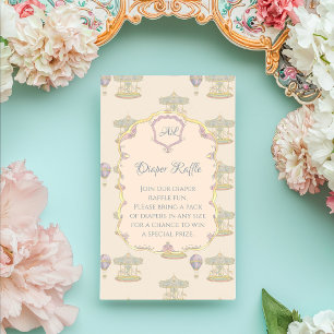 Tarjeta De Recepción Baby Shower del parque de diversiones Fairytale Vi