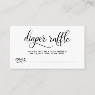 Tarjeta De Recepción BABY SHOWER en blanco y negro con entradas para la