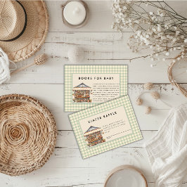 Tarjeta De Recepción Baby Shower en el mercado de agricultores locales