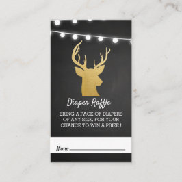 Tarjeta De Recepción Baby Shower | Faux Relieve metalizado dorado Antle