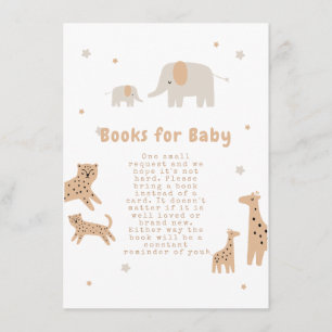 Tarjeta De Recepción Baby Shower ilustrativo Pastel Beige Cute