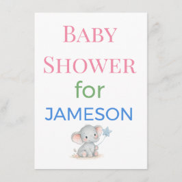 Tarjeta De Recepción Baby Shower Invitations Enclosure Cards Signs | De