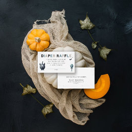 Tarjeta De Recepción Baby Shower Monstruo de Halloween