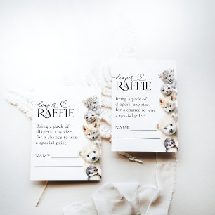 Tarjeta De Recepción Baby Shower neutro en cuanto al género de los anim