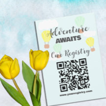 Baby Shower neutro en globo de aire caliente