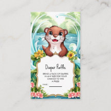 Baby Shower Pastel Magical Otter