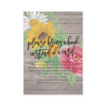 Baby Shower Por Favor Traiga un Libro En Lugar De 