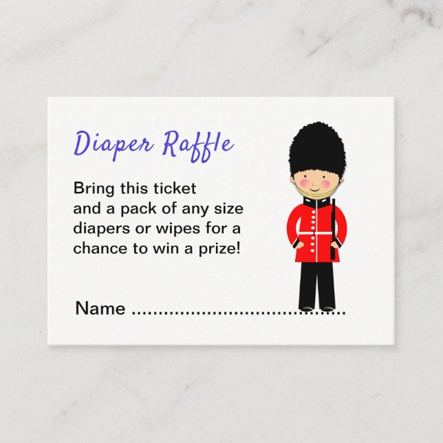 Tarjeta De Recepción Baby Shower tema de Jack Union de Londres (Anverso)