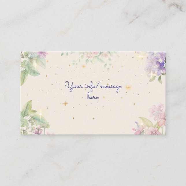 Tarjeta De Recepción Baile y bailarina giratoria acuarela cumpleaños (Anverso)