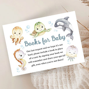 Tarjeta De Recepción Bajo El Mar Libros Para Baño De Bebé