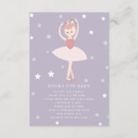 Ballerina Stars Purple Baby Book Request