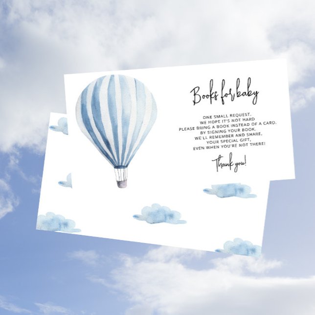 Tarjeta De Recepción Balón acuático de aire caliente - libros para bole (Subido por el creador)