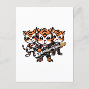 Tarjeta De Recepción Banda de juego de tigres