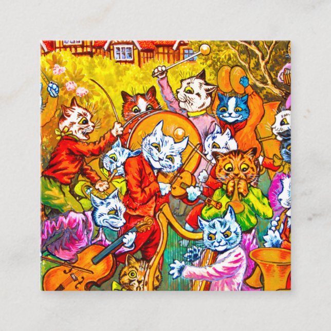 Tarjeta De Recepción Banda musical de Cat (Anverso)