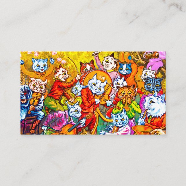 Tarjeta De Recepción Banda musical de Cat (Anverso)