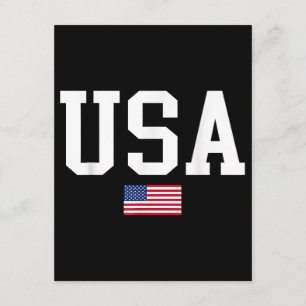 Tarjeta De Recepción Bandera Patriótica Americana Para Hombres Mujeres 
