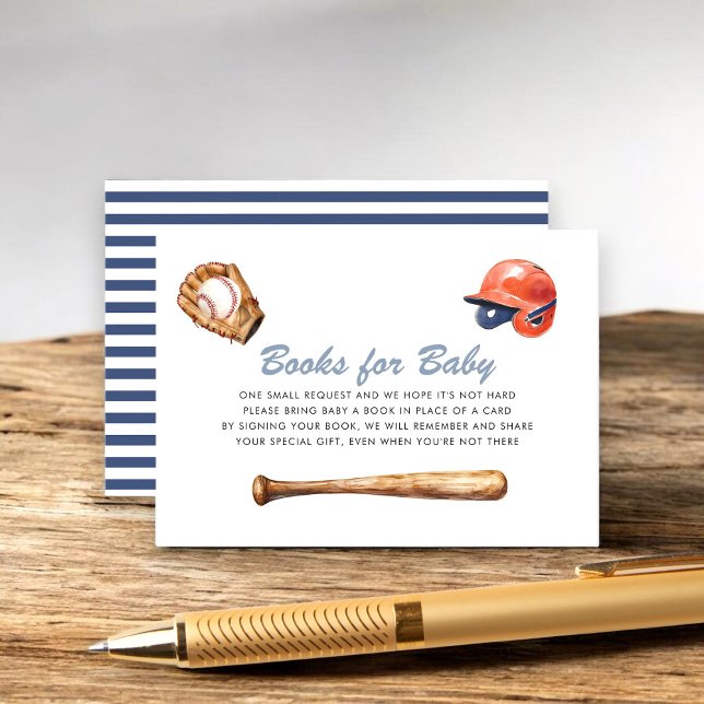 Tarjeta De Recepción Baseball Books for Baby Card (Subido por el creador)