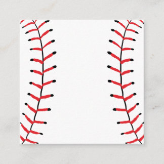 Tarjeta De Recepción Baseball Seams Deportes Estilo Béisbol Tema