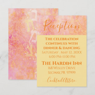 Tarjeta De Recepción Bat Mitzvah Bar Mitzvah Simplemente sutil