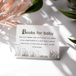 Tarjeta De Recepción Bear Adventure Oh Boy Moss Libros Verdes para el B